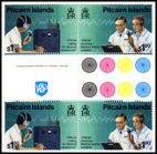 GUTTER PAIRS - PITCAIRN Isl. - 1988